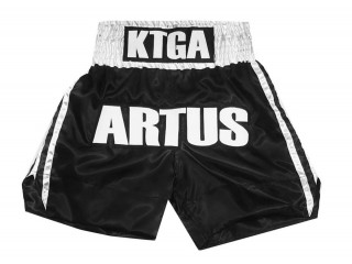 Personalisierte Boxershorts , Boxershorts erstellen : KNBXCUST-2042-Schwarz